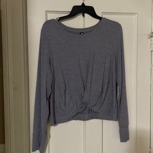 Buttery soft yoga cropped long sleeve